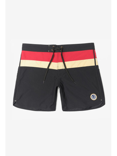 BOARDSHORT JON 1 STRIPE BLACK