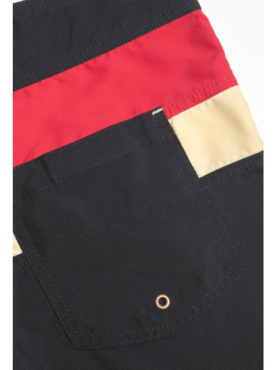 BOARDSHORT JON 1 STRIPE BLACK