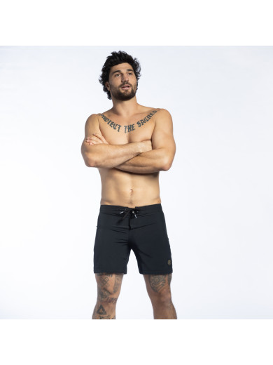 PRINCE PRO MODEL DELPERO BLACK BOARDSHORT