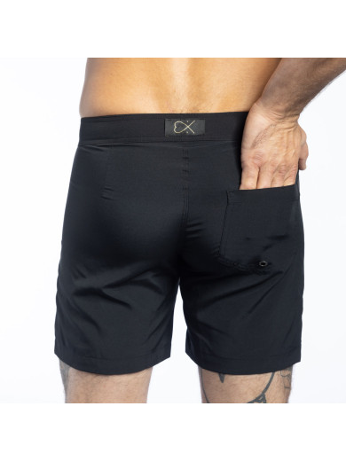 PRINCE PRO MODEL DELPERO BLACK BOARDSHORT