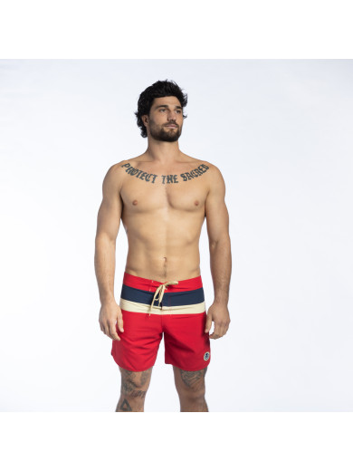 JON 1 STRIPE RED JERSEY