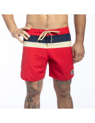 BOARDSHORT JON 1 STRIPE RED
