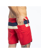 BOARDSHORT JON 1 STRIPE RED