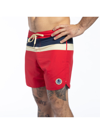 JON 1 STRIPE RED JERSEY