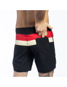 BOARDSHORT JON 1 STRIPE BLACK