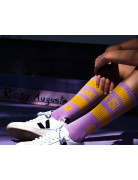 Mauve Mist Pajama Sock Party