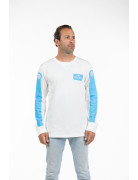 Loose Long Sleeve T-Shirt with Coconut Pills Design