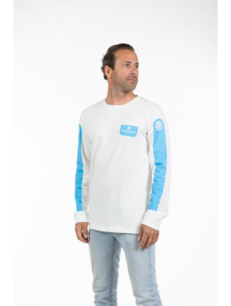 T-SHIRT LOOSE LS Pills Coconut