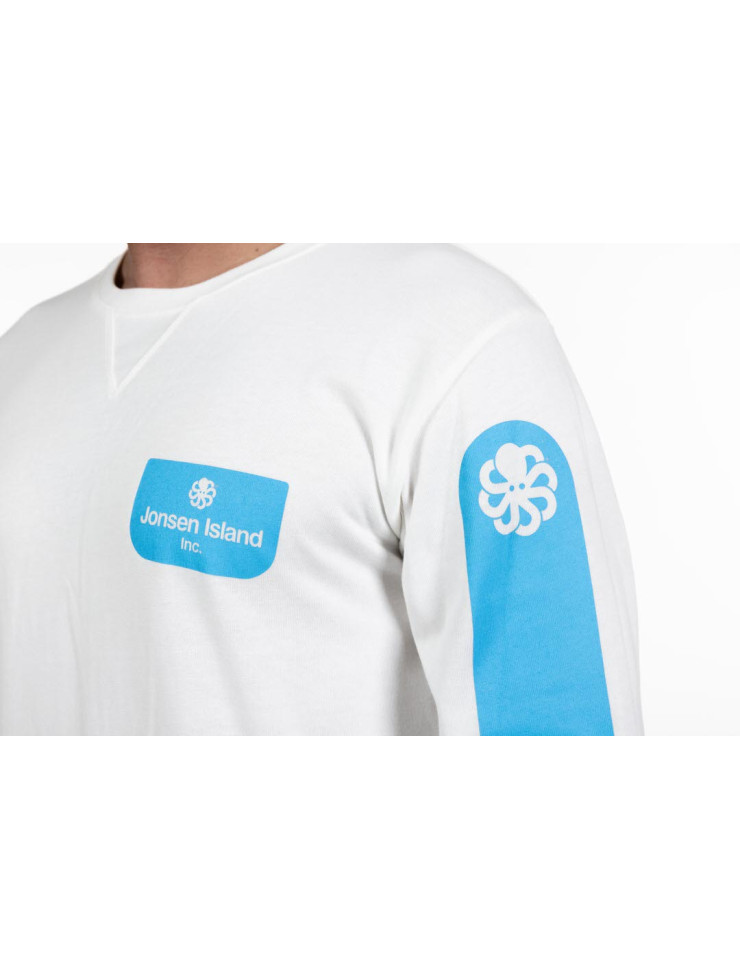 Loose Long Sleeve T-Shirt with Coconut Pills Design