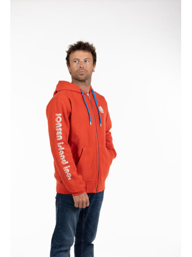 SWEAT HOODIE ZIPPED  Fresh Surf Team Red Clay