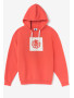 SWEAT HOODIE LOOSE GONZO Colorblock Red Clay