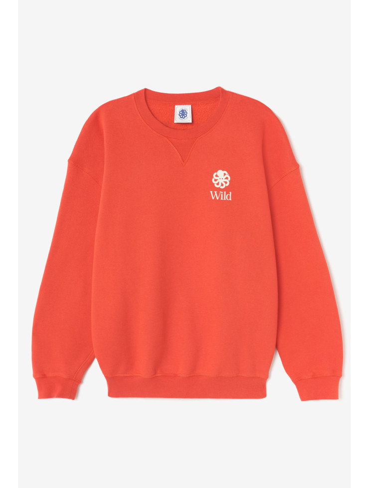 Loose Sweatshirt Gustavo Wild Apple Red Clay