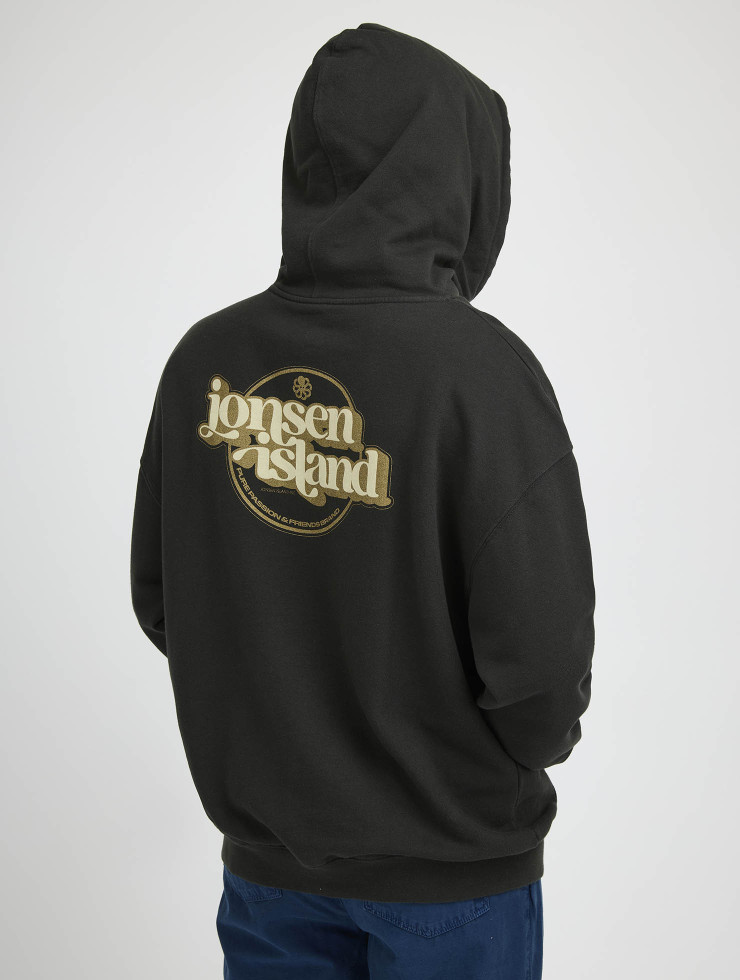 SWEAT HOODIE CLASSIC ADS 1971 BLACK