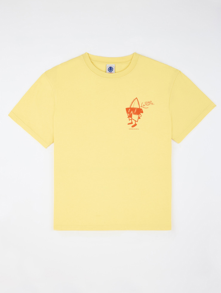 Comfort Fit Mr. Surf Yellow T-Shirt