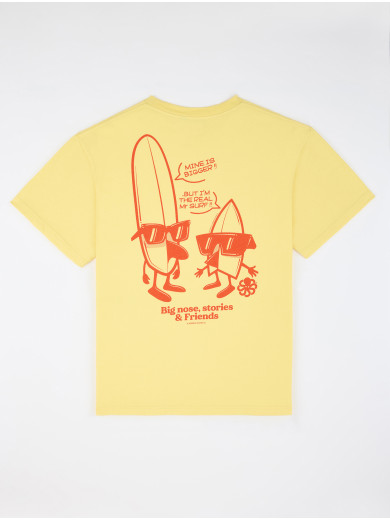 Comfort Fit Mr. Surf Yellow T-Shirt