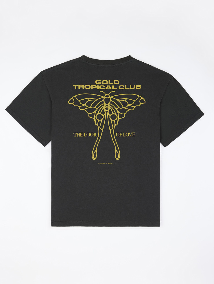 Butterfly Black Comfort Fit T-Shirt