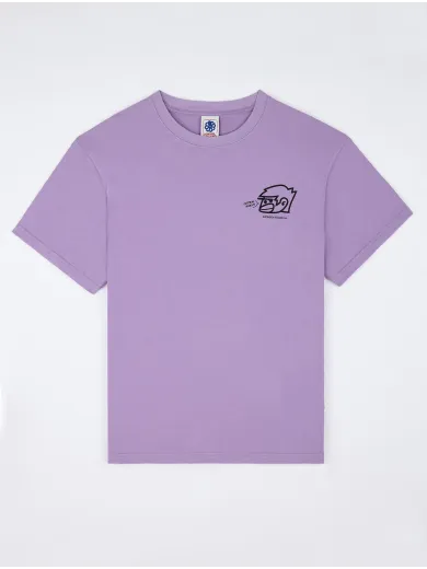 T-SHIRT CONFORT FIT HOT LOCAL MAUVE MIST