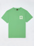 T-SHIRT CONFORT FIT COLORBLOCK GREEN
