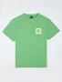 T-SHIRT CONFORT FIT COLORBLOCK GREEN