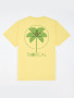 T-SHIRT CLASSIC TROPICAL PALM YELLOW