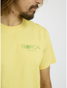 T-SHIRT CLASSIC TROPICAL PALM YELLOW