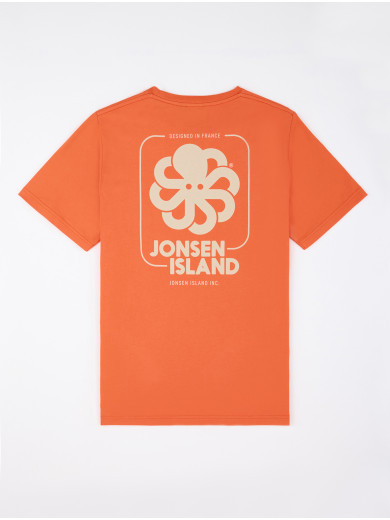 T-SHIRT CLASSIC BIG LABEL CORAIL