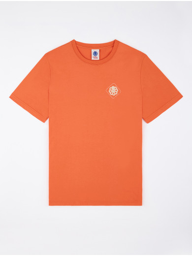T-SHIRT CLASSIC BIG LABEL CORAIL