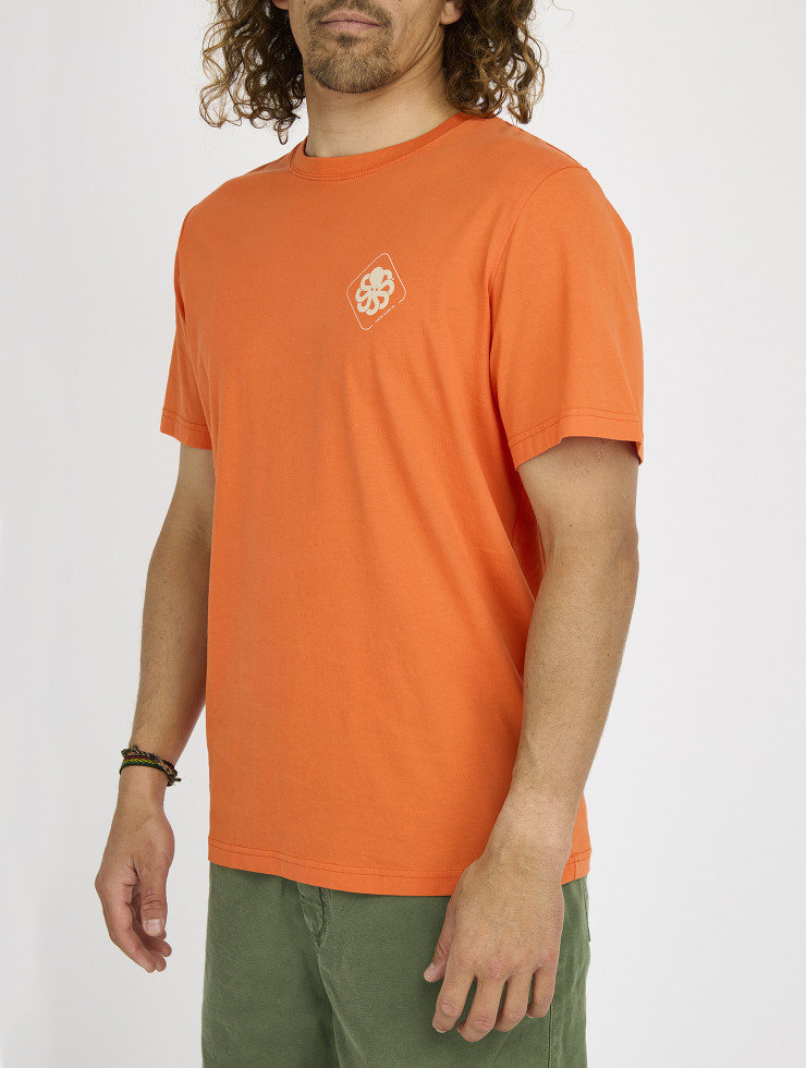 T-SHIRT CLASSIC BIG LABEL CORAIL