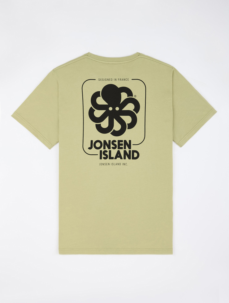 CLASSIC BIG LABEL OLIVE T-SHIRT