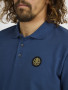 Navy Pebble Polo
