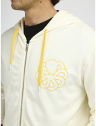 ZIPPED HOODIE SWEATSHIRT FRESH ROLLER COCONUT
