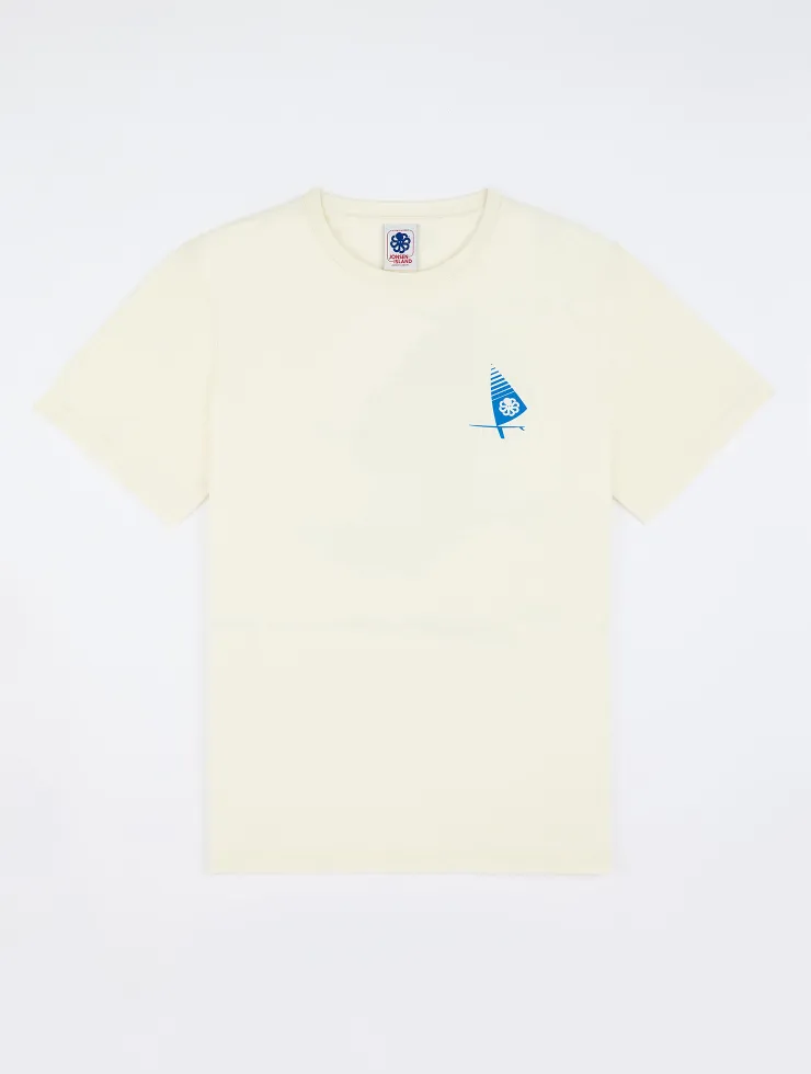 T-SHIRT CLASSIC WINDSURFER COCONUT