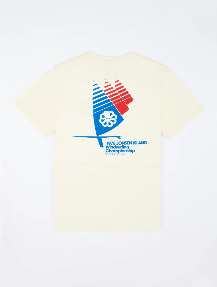 T-SHIRT CLASSIC WINDSURFER COCONUT