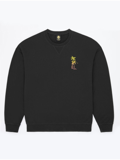 GUSTAVO COMFORT PALM BIT BLACK SWEATSHIRT