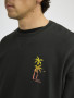 GUSTAVO COMFORT PALM BIT BLACK SWEATSHIRT