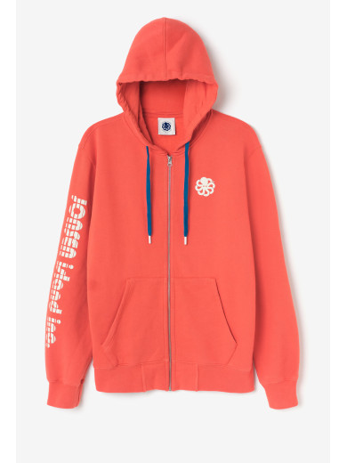 ZIPPED HOODIE SWEATSHIRT Fresh Surf Team Red Clay
