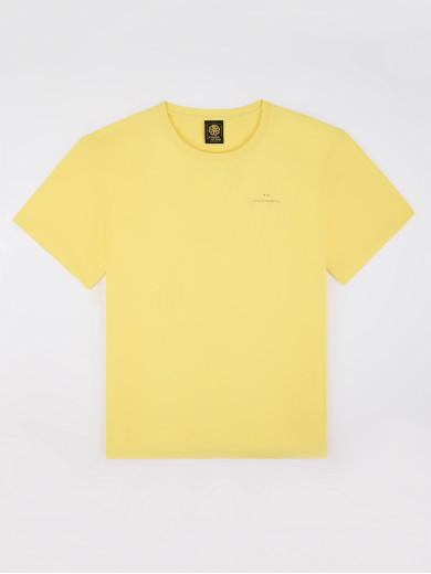T-SHIRT CONFORT FIT MINIMAL YELLOW