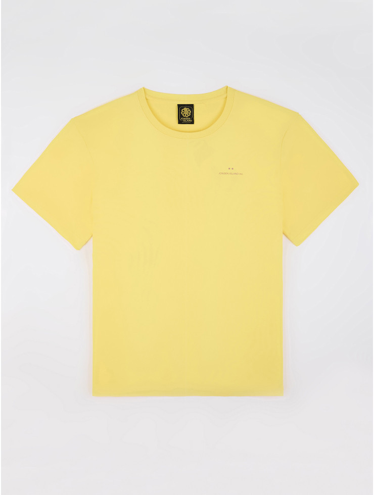 T-SHIRT CONFORT FIT MINIMAL YELLOW