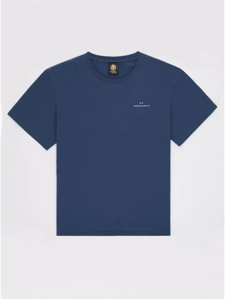 T-SHIRT CONFORT FIT MINIMAL NAVY