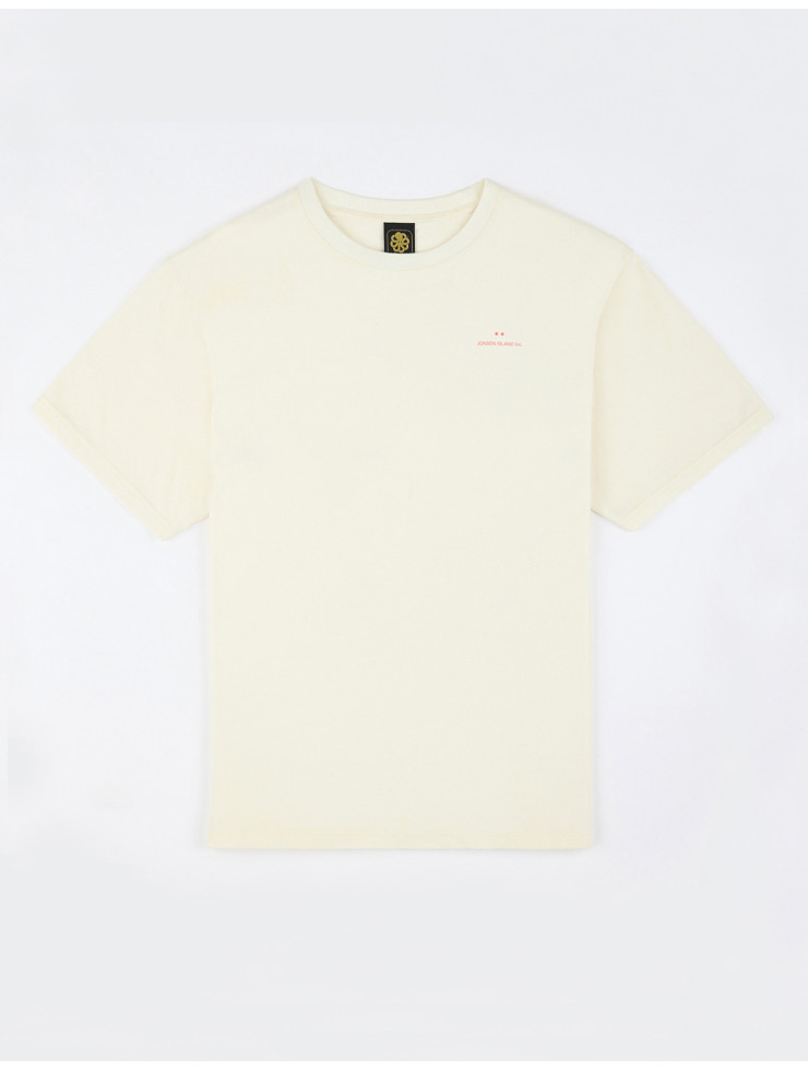 T-SHIRT CONFORT FIT MINIMAL COCONUT