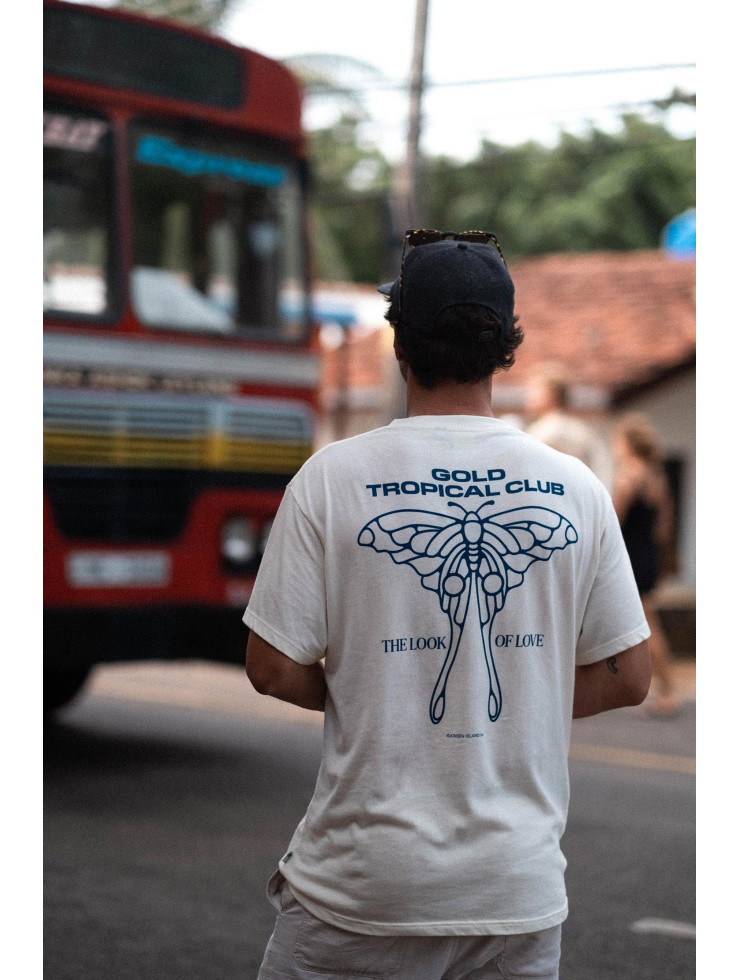 T-SHIRT CONFORT FIT BUTTERFLY COCONUT