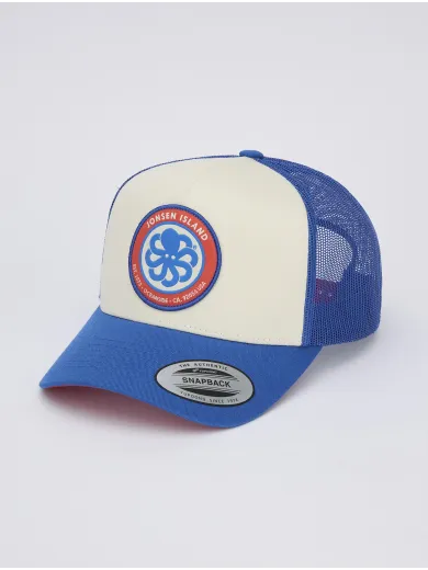 CASQUETTE TRUCKER AUTHENTIK PATCH BLUE