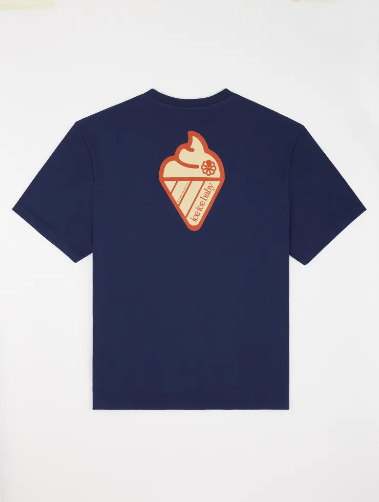 T-SHIRT CLASSIC ICE CREAM NAVY