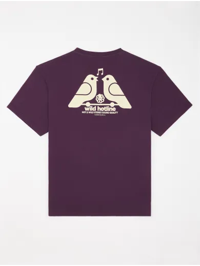 T-SHIRT CLASSIC HOTLINE PURPLE