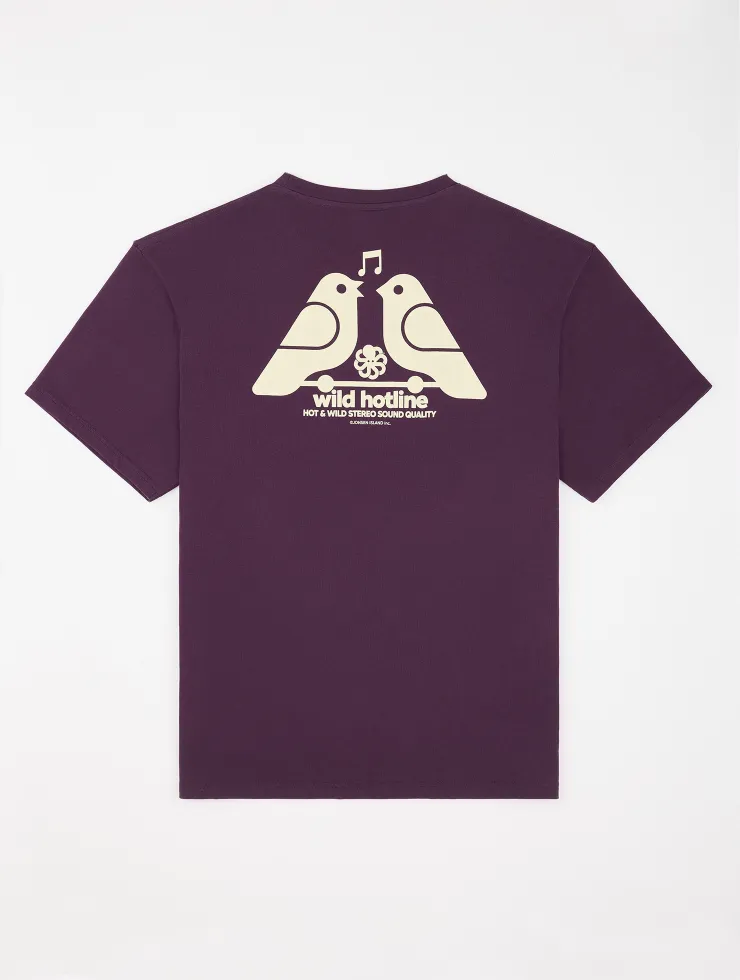 T-SHIRT CLASSIC HOTLINE PURPLE