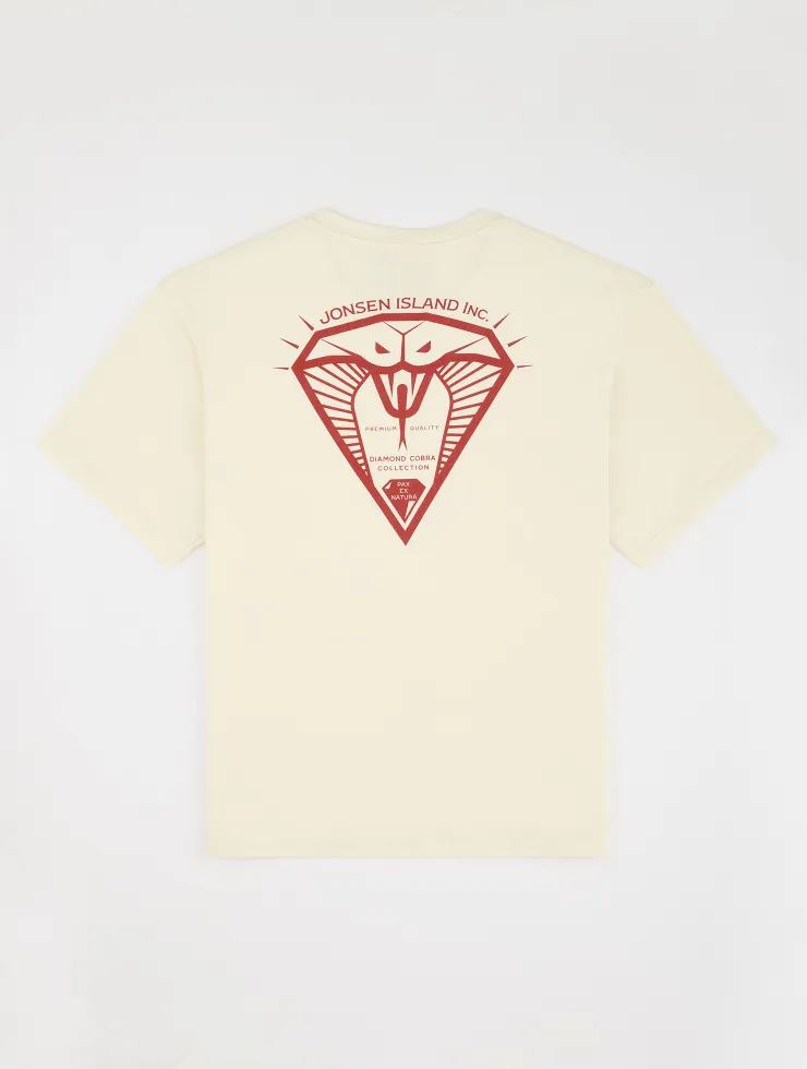 T-SHIRT CLASSIC DIAMOND COBRA COCONUT