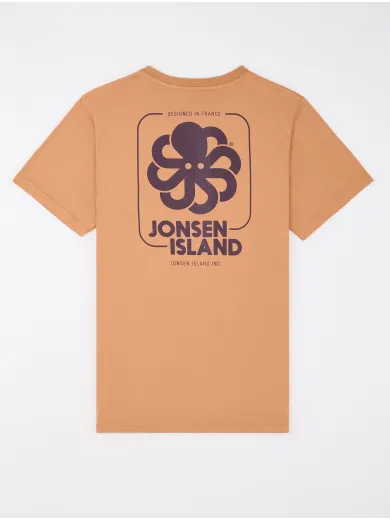 T-SHIRT CLASSIC BIG LABEL CARAMEL