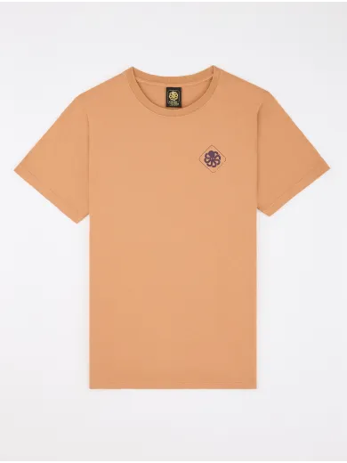 T-SHIRT CLASSIC BIG LABEL CARAMEL