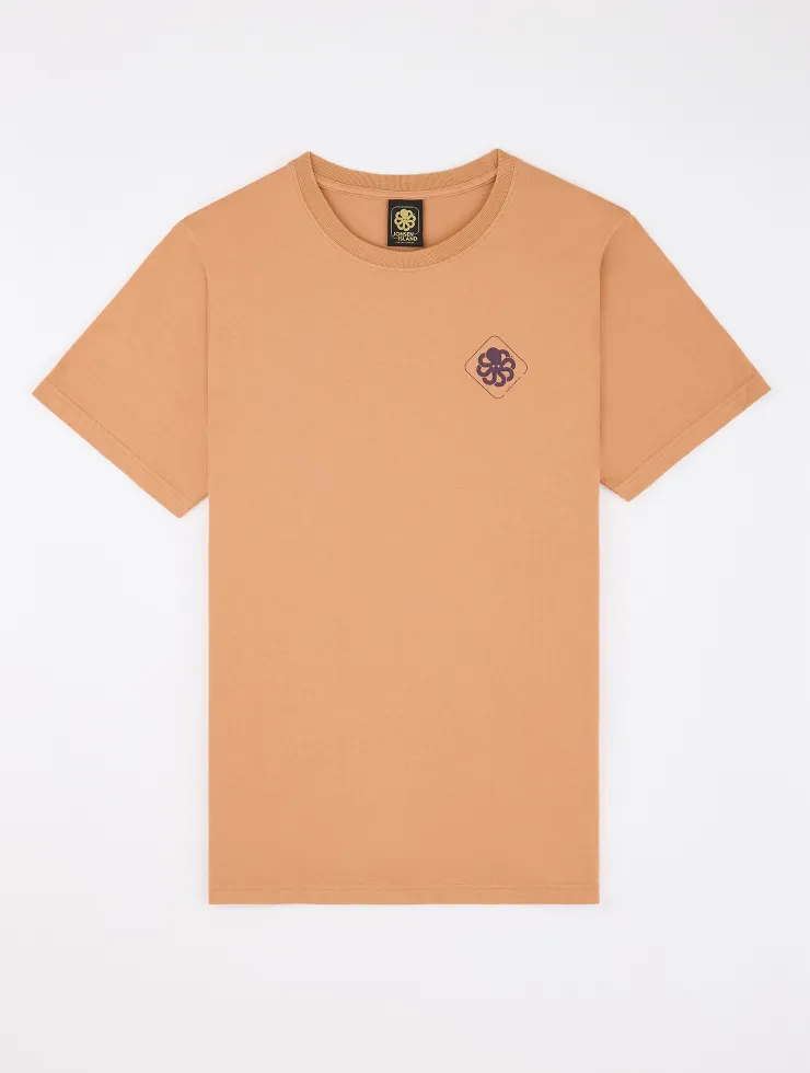 T-SHIRT CLASSIC BIG LABEL CARAMEL