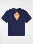 T-SHIRT CONFORT ICE CREAM NAVY